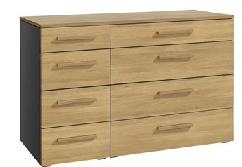 Hasena Cassino - 8 Drawer Wide Chest of Drawers with Solid Wooden Fronts