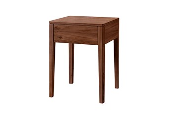 Hasena Shilly Bedside Table - Bright Oak or Solid Walnut