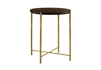 Solid Walnut with Bronze legs
