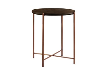 Solid Walnut with Copper legs