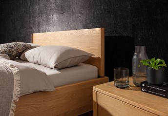 Hasena Lana Lara Soild Beech or Oak Bed