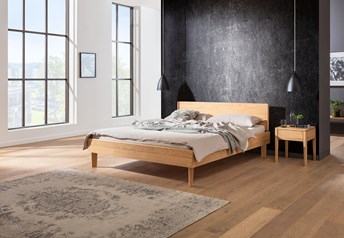Hasena Lana Lara Soild Beech or Oak Bed