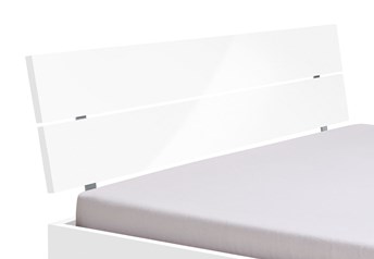 Hasena MILAN Nuo - White High Gloss Bed