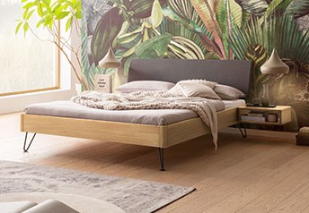 Hasena Lugano Solid Wood Bed