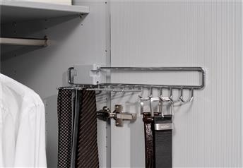 optional - tie and belt pull-out rack