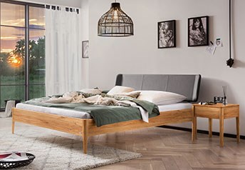 Hasena Varese Solid Wood Bed