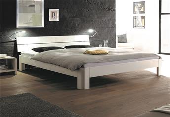 Hasena Ronda Duetto Solid Beech or Solid Walnut Modern bed