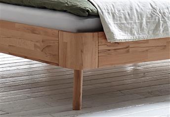 Hasena Masito Duetto Solid beech or Solid Walnut Modern Bed