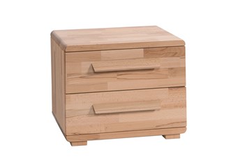 Hasena Noma - Modern Solid Beech or Walnut bedside table