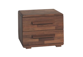 Hasena Noma - Modern Solid Beech or Walnut bedside table