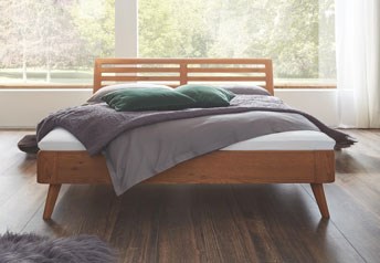 Hasena Masito Soleo Solid Oak Modern Bed
