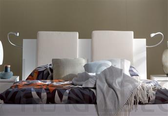 Hasena MICO Orva Varo High Gloss White Bed