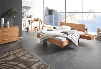 Hasena Airon Vola Modern Solid Wood Floating Bed