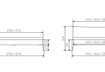 Hasena Spezia Solid Walnut 180x200cm Bed