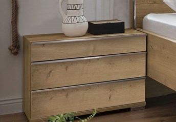 Stylform PHOENIX 150x200cm Modern Bed Includes 2 Bedside Tables *Clearance*