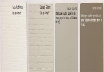 matt lacquers smooth or applied on Ash veneer