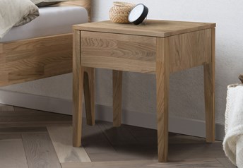 2 x Hasena Styly Bedside Tables in Wild Oak Natural