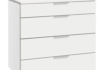 Hasena Atrine - Hasena Atrine - 4 Drawer Wide Chest of Drawers with Laminate Fronts