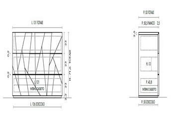 Veneran Italia LINEA - Large Chest of Drawers