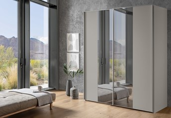 150 cm, pebblegrey and mirror