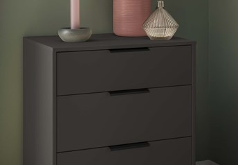 60 cm 3 drawer, graphite matt