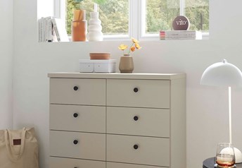 A bedstead, as well as a full range of matching cabinets and integrated drawers are available - please contact us if interested