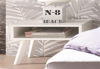 Hasena Jaca Solid Beech / Oak or Walnut Bedside table