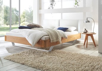 Hasena Slitto Cemoa Solid Oak Floating Bed