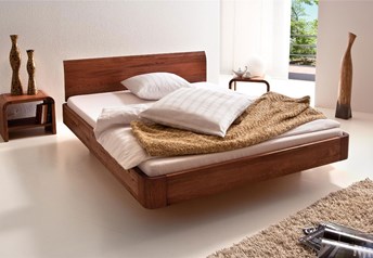 Hasena Airon Lisio - Solid Oak Modern Floating Bed