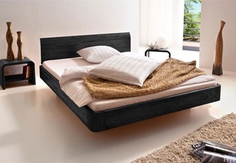 Hasena Airon Lisio - Solid Oak Modern Floating Bed