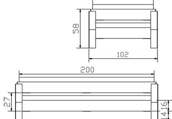 Dimensions when stacked