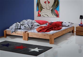 Hasena Amigo - Stacked Solid Beech Guest Bed