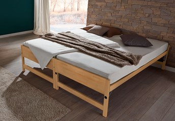 Hasena Lido - Modern Solid Beech 90x200cm Guest Bed