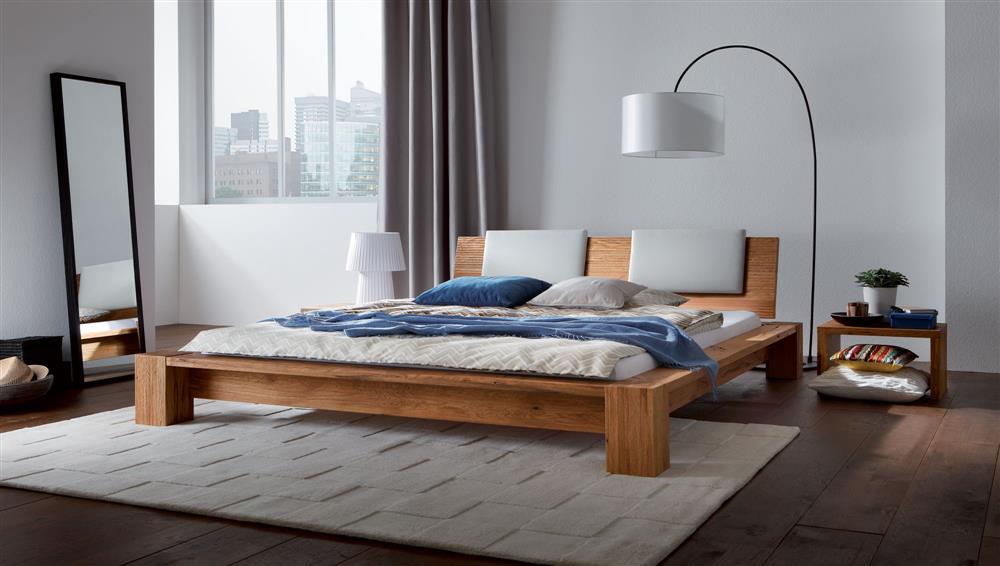 With Headrests Solid Wooden Bed