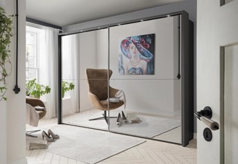 Graphite frame & mirrors