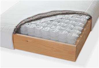 Hasena Massa Duetto Suny Solid Beech Box Sprung Bed