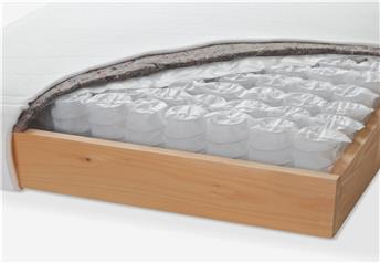 Hasena Corno Varus Varo Solid Oak Box Sprung Bed