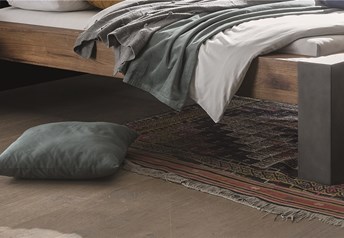 alternative legs FINISH - here shown in Concrete grey, perfect matched to MODO, TOLA and CHEST cabinets - please disregard bedframe style shown here