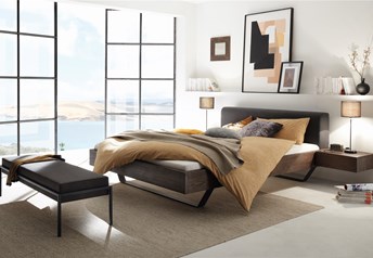 Hasena Slid Ceneri Character Solid Oak Floating Bed