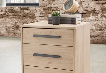 2.5 drawer bedside tables,