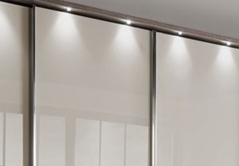 example of passe partout frame with lights