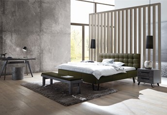 Hasena Jeno Zuro Real leather modern bed