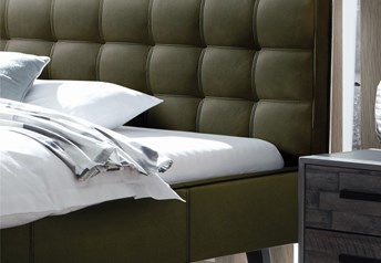 Hasena Jeno Zuro Real leather modern bed