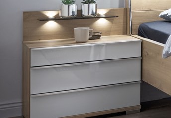 Stylform VIP - 2 Drawer Bedside Table