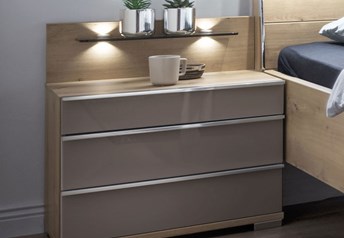 Stylform VIP - 3 Drawer Bedside Table