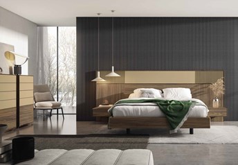 Guardia BIANCA Floating Contemporary Bed