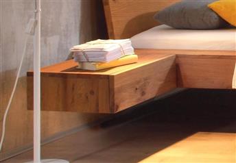 Hasena Cobo Bormio Sion - Solid Oak Modern Bed