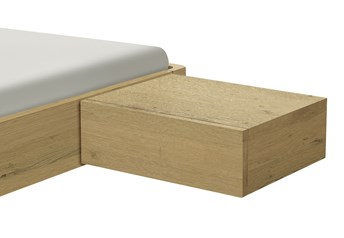 Hasena Caja - 1 Drawer Suspended Bedside Table Solid Oak