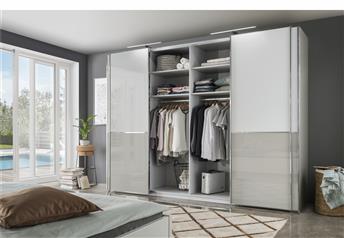 Stylform NYX - 150-400cm Glass Door Sliding Wardrobe