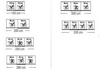 Interiors division and possibility to insert interior chest of drawers